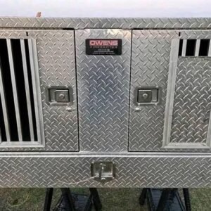 Owens 2-Hole Dog Box with Bottom Storage, Side & Rear Vents for Full-Size Truck
