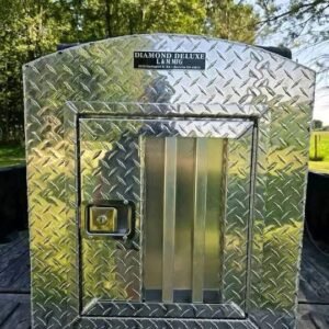 Owens 1-Hole R-Style Diamond Deluxe Dog Box with Side Vents for Mid-Size Trucks