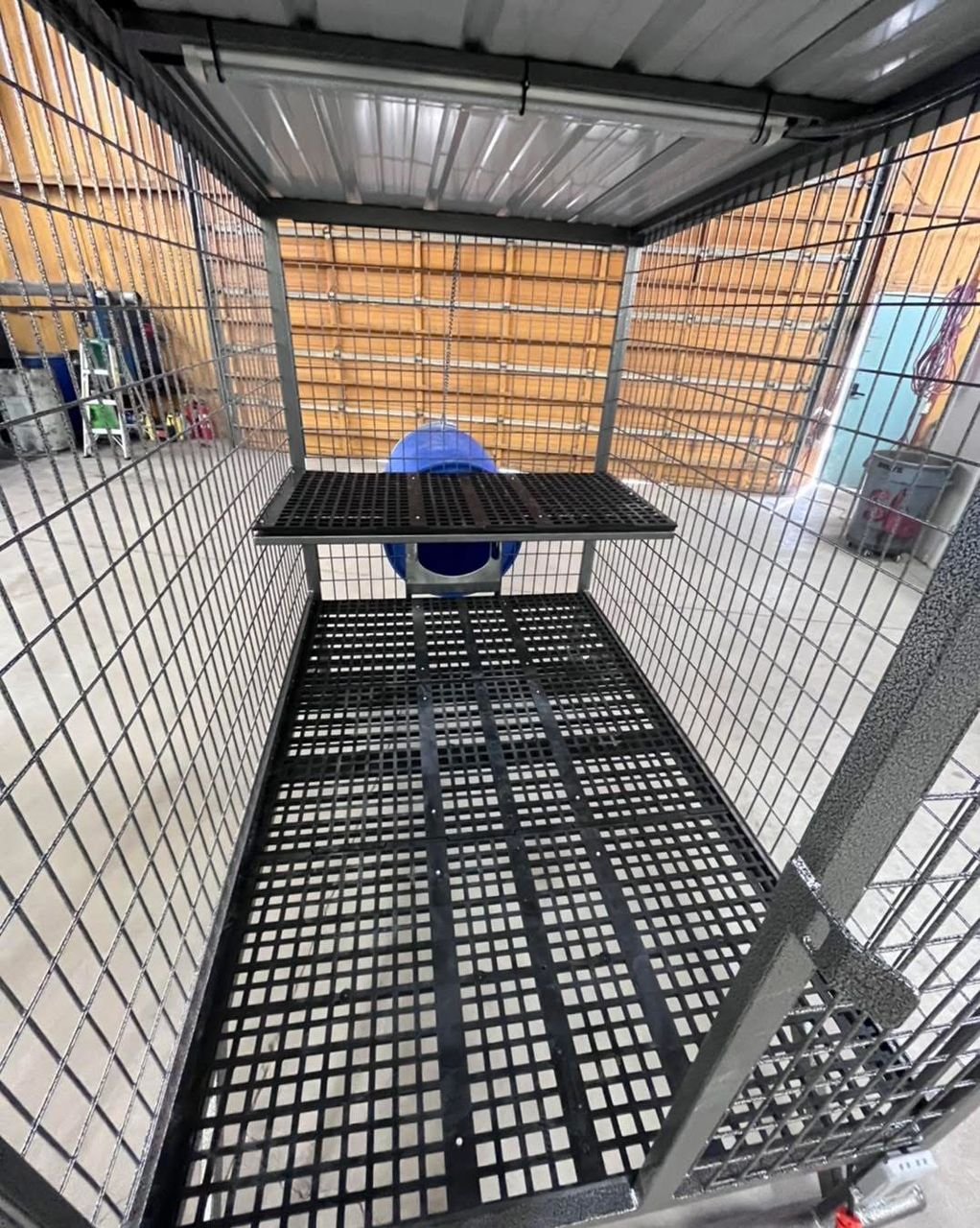 Single-Hole Elevated Dog Kennel – 4’ x 6’ - Image 4