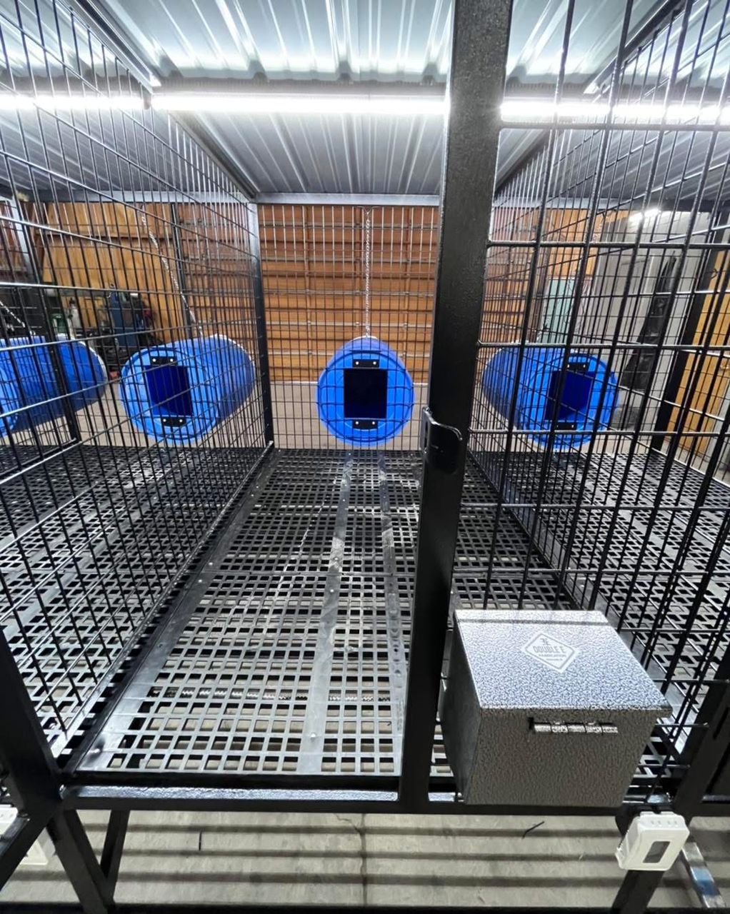 4-Hole Elevated Dog Kennel – 4’ x 6’ Compartments - Image 7