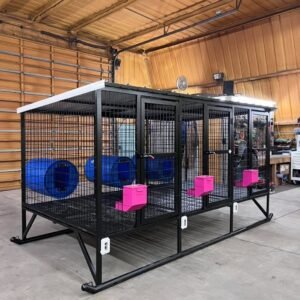 Premium Custom Powder-Coated Dog Kennel – Built for Strength, Comfort & Longevity