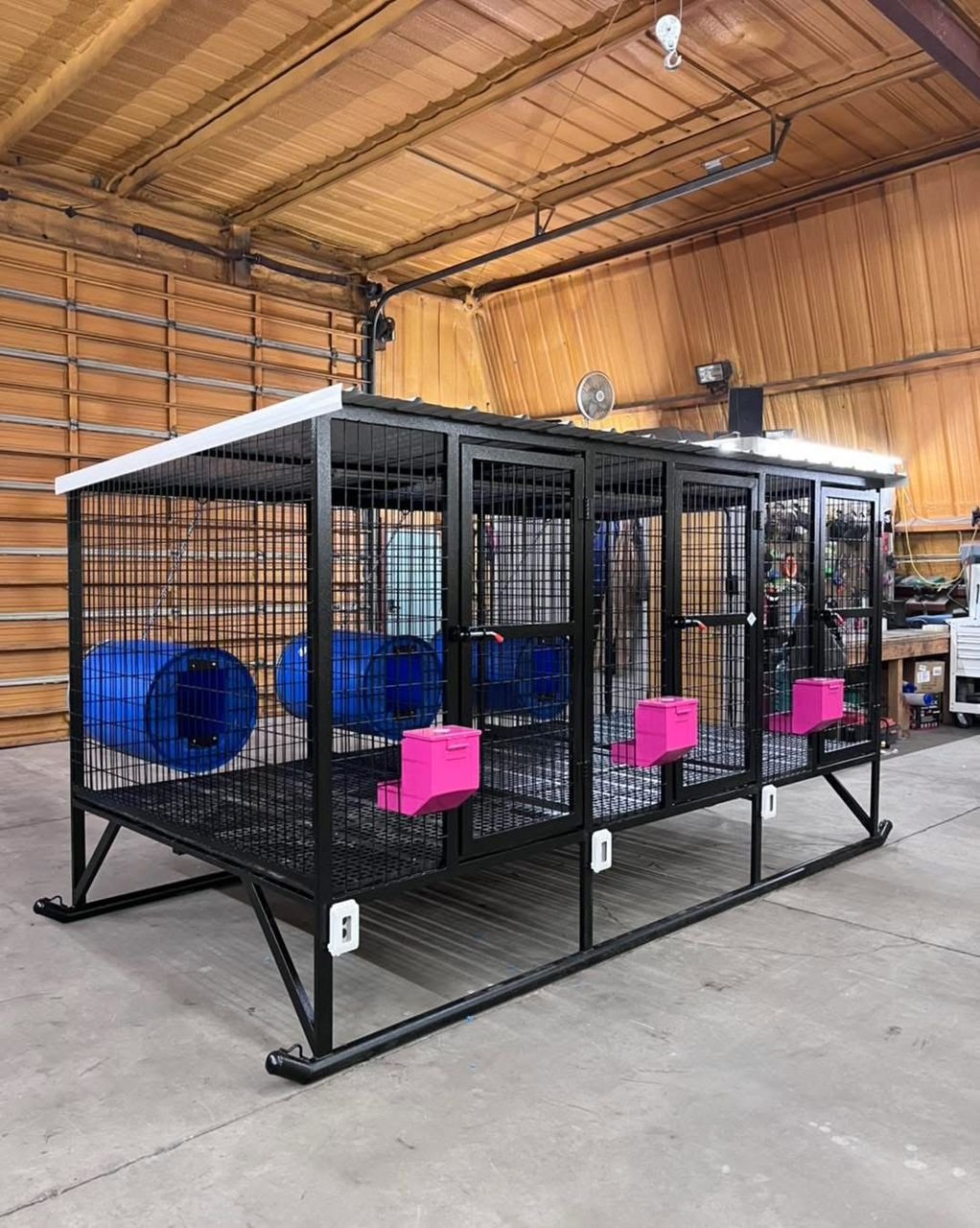 Premium Custom Powder-Coated Dog Kennel – Built for Strength, Comfort & Longevity